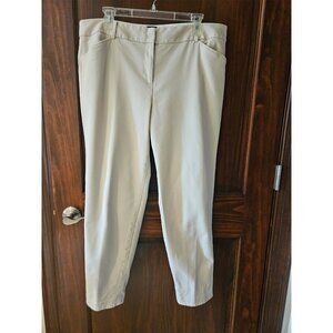 Talbots Hampshire Pant, Khaki, Size 16